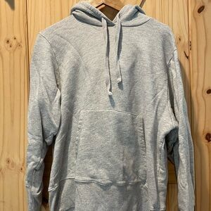 Alo Yoga Woman’s Gray Hoodie with Back Cut Out.